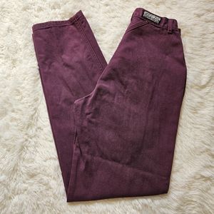 Rockies Vintage Purple Denim High Rise Straight Leg Jeans Size 30
